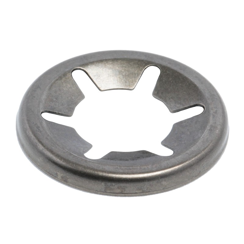 1 Bag of 50 - RS PRO Enamelled Steel Open Push-On Fastener for 9mm Shaft