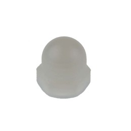 1 Bag of 50 - RS PRO, Plain Nylon Dome Nut, M4