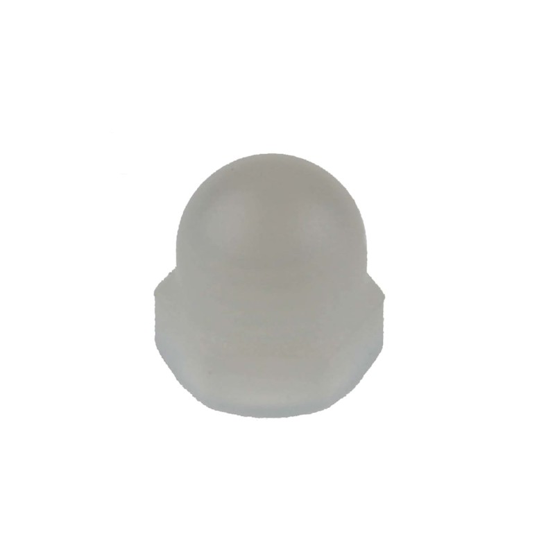 1 Bag of 50 - RS PRO, Plain Nylon Dome Nut, M4