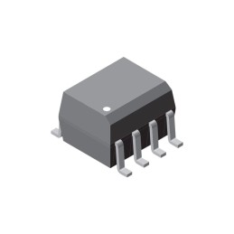 10 pcs - onsemi, FOD8802DR2 Transistor Output Dual Optocoupler, Surface Mount, 8-Pin SOIC