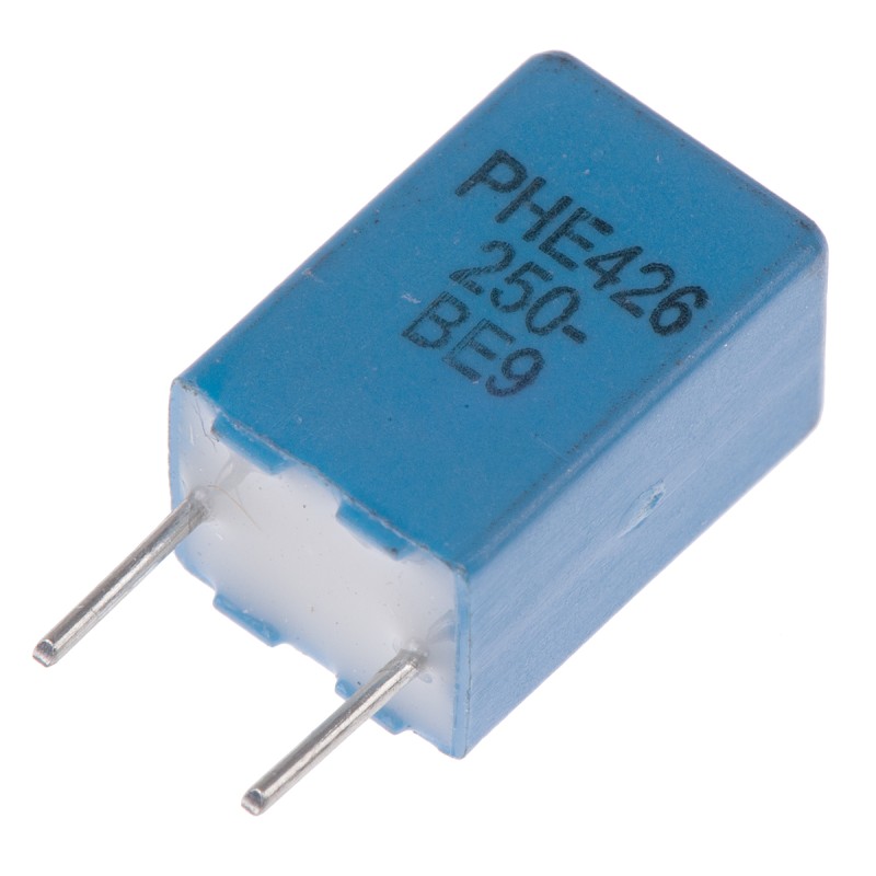 1000 pcs - KEMET PHE426 Metallised Polypropylene Film Capacitor, 160 V ac, 250 V dc, ±5%, 100nF, Through Hole