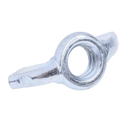 1 Bag of 50 - 36mm Bright Zinc Plated Steel Wingnut, M8