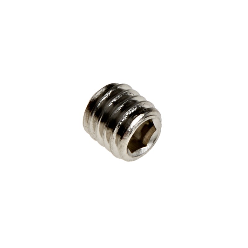 1 Bag of 50 - Plain Stainless Steel Hex M5 x 5mm Grub Screw