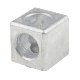 1 pcs - RS PRO Cube Connector Connecting Component, Strut Profile 40 mm, Groove Size 8mm