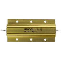 30 pcs - Arcol, 4.7Ω 150W Wire Wound Chassis Mount Resistor HS150 4R7 J ±5%