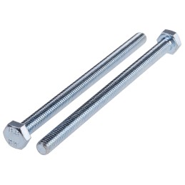 1 Bag of 50 - Zinc Plated Steel Hex, Hex Bolt, M6 x 90mm