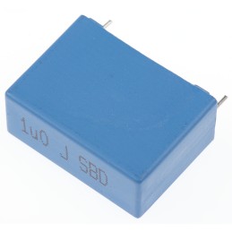 171 pcs - KEMET PHE450 Metallised Polypropylene Film Capacitor, 250 V ac, 400 V dc, ±5%, 1μF, Through Hole
