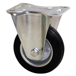 1 pcs - Guitel Hervieu Fixed Castor Wheel, 125kg Capacity, 125mm Wheel