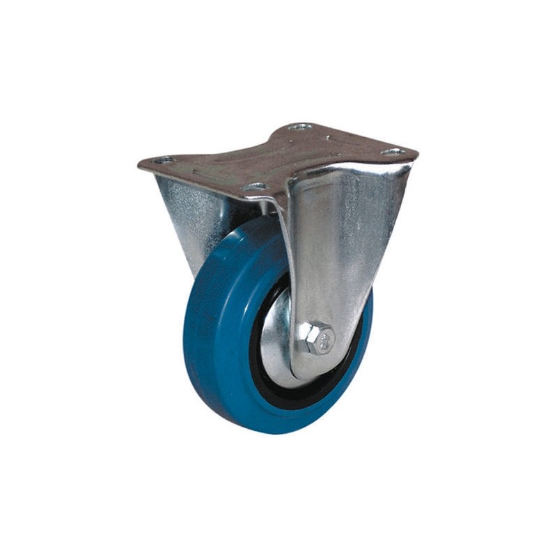 1 pcs - Guitel Hervieu Fixed Castor Wheel, 80kg Capacity, 80mm Wheel