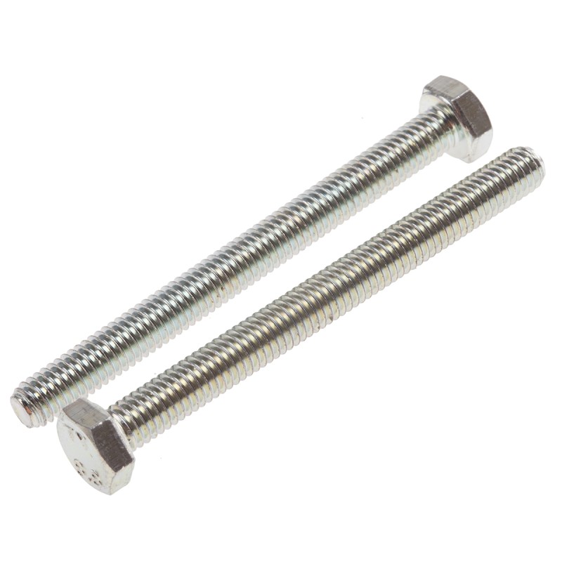 1 Bag of 50 - Zinc Plated Steel Hex, Hex Bolt, M6 x 65mm