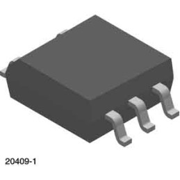 10 pcs - Vishay, VOM453T DC Input Diode Output Optocoupler, Surface Mount, 5-Pin SOP