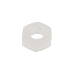 1 Bag of 50 - RS PRO, Plain Nylon Hex Nut, DIN 934, M4