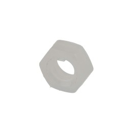 1 Bag of 50 - RS PRO, Plain Nylon Hex Nut, DIN 934, M4