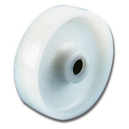 1 pcs - LAG White Polyamide Hygienic, Low Rolling Resistance, Non-Marking Trolley Wheel, 700kg