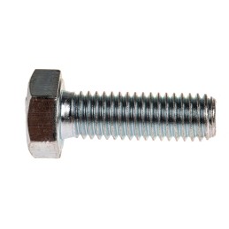 1 Bag of 50 - Zinc plated & clear Passivated Steel Hex, Hex Bolt, M8 x 25mm