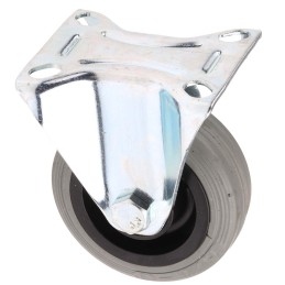 1 pcs - RS PRO Fixed Castor Wheel, 70kg Capacity, 75mm Wheel