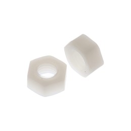 1 Bag of 50 - RS PRO, Plain Nylon Hex Nut, DIN 934, M8