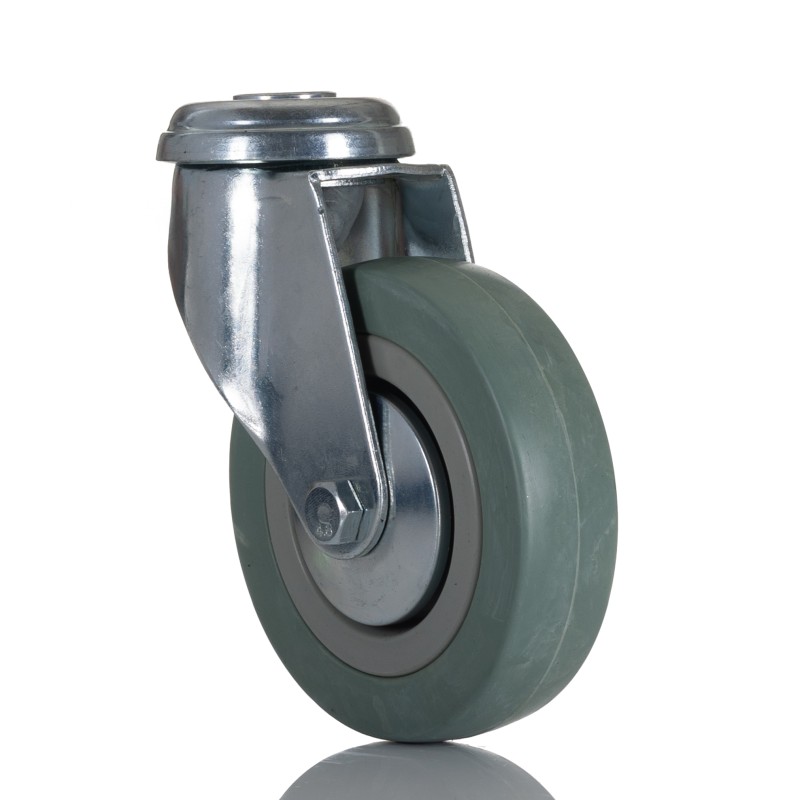 1 pcs - RS PRO Swivel Castor Wheel, 80kg Capacity, 100mm Wheel