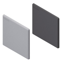 1 pcs - Bosch Rexroth Grey PP Cover Cap, 80 x 80 Strut Profile, 10mm Groove