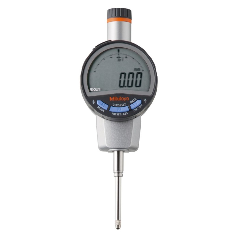 1 pcs - Mitutoyo 543-725BMetric Plunger Digital Indicator, 25.4 mm Measurement Range, 0.01 mm Resolution , 0.02 mm Accuracy