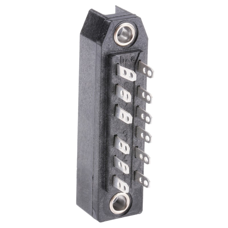 1 pcs - Telegartner J00041A0913, DIN 41622 Connector, Female, 12-Way, 2-Row, Solder, J000