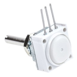 50 pcs - Vishay 10kΩ Rotary Potentiometer 1-Gang, Panel Mount (Through Hole), 14810A0BHSX10103KA