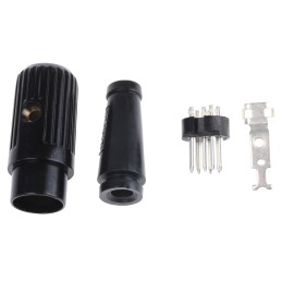 1 pcs - RS PRO 8 Pole Din Plug, DIN 41524, DIN 45322, DIN 45326, DIN 45327, DIN 45329, 2A, 34 V ac/dc, Male, Cable Mount