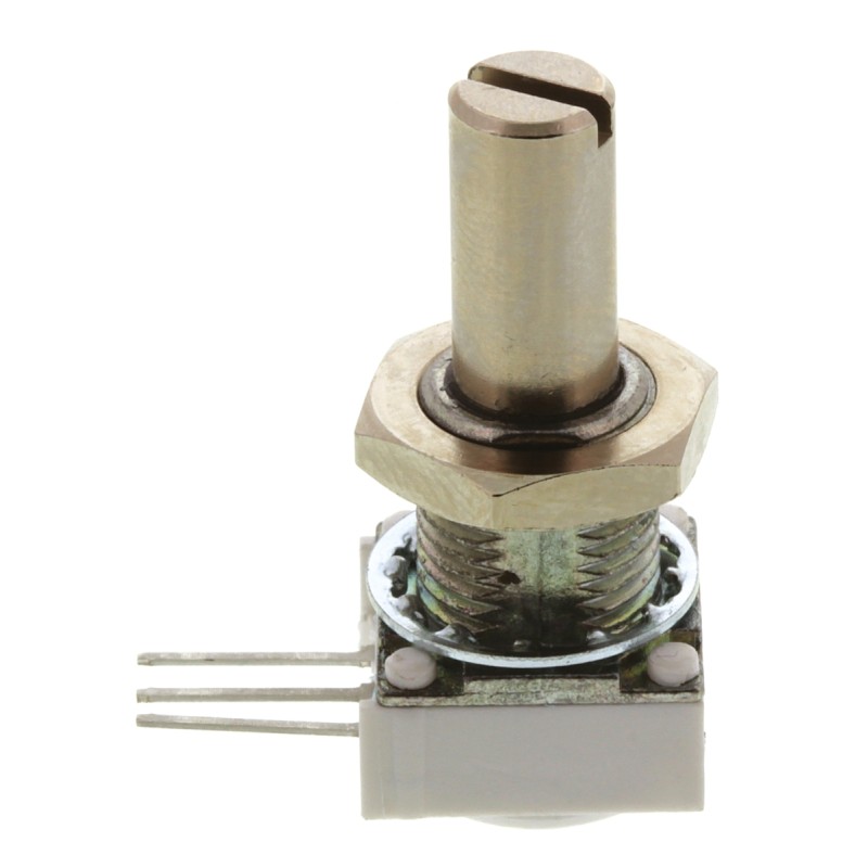 50 pcs - Vishay 1MΩ Rotary Potentiometer 1-Gang, Panel Mount (Through Hole), 14910F0GJSX10105KA