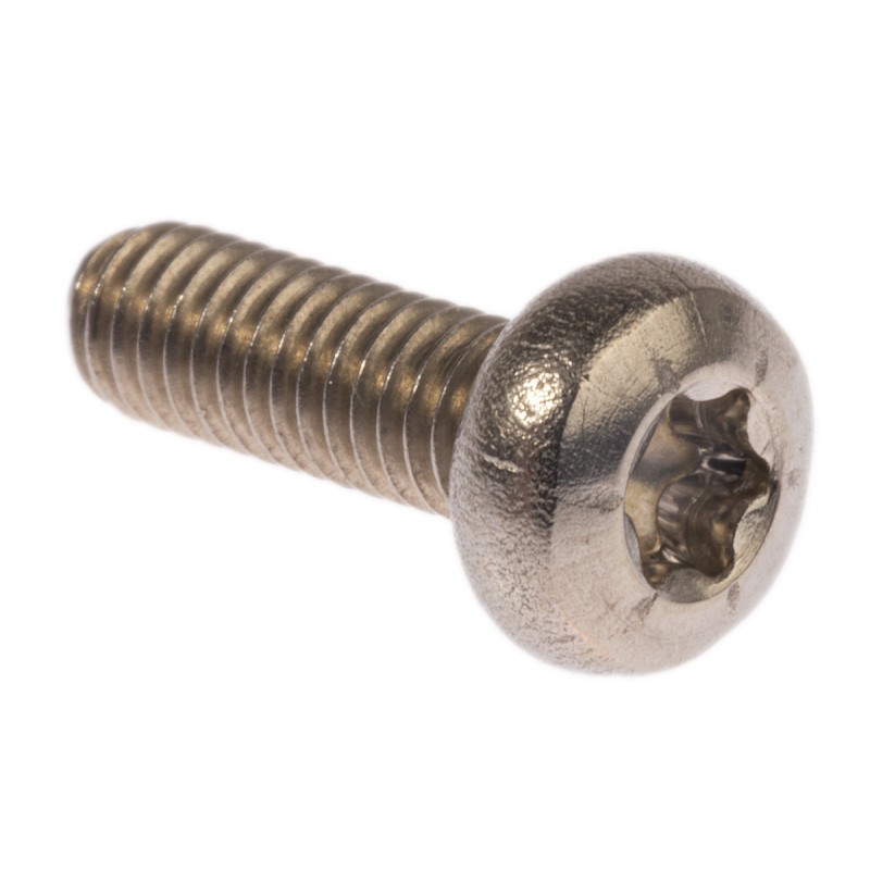 1 Bag of 50 - RS PRO Plain Pan Stainless Steel Torx Screw, M4