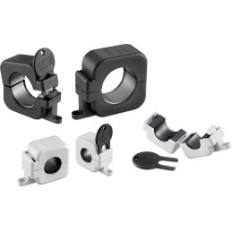 80 pcs - Wurth Elektronik Openable Ferrite Sleeve with key, 40 x 20 x 30mm, For Computer Data and Power Cable, Mounting on