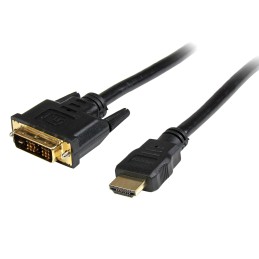 1 pcs - StarTech.com 1920 x 1200 Male HDMI to Male DVI-D Single Link Cable, 1m