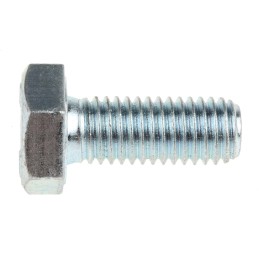1 Bag of 50 - Clear Passivated, Zinc Steel Hex, Hex Bolt, M10 x 25mm