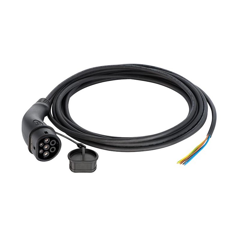 1 pcs - HARTING 20 A Mode 3, Type 2, EV Charging Cable 7.5m