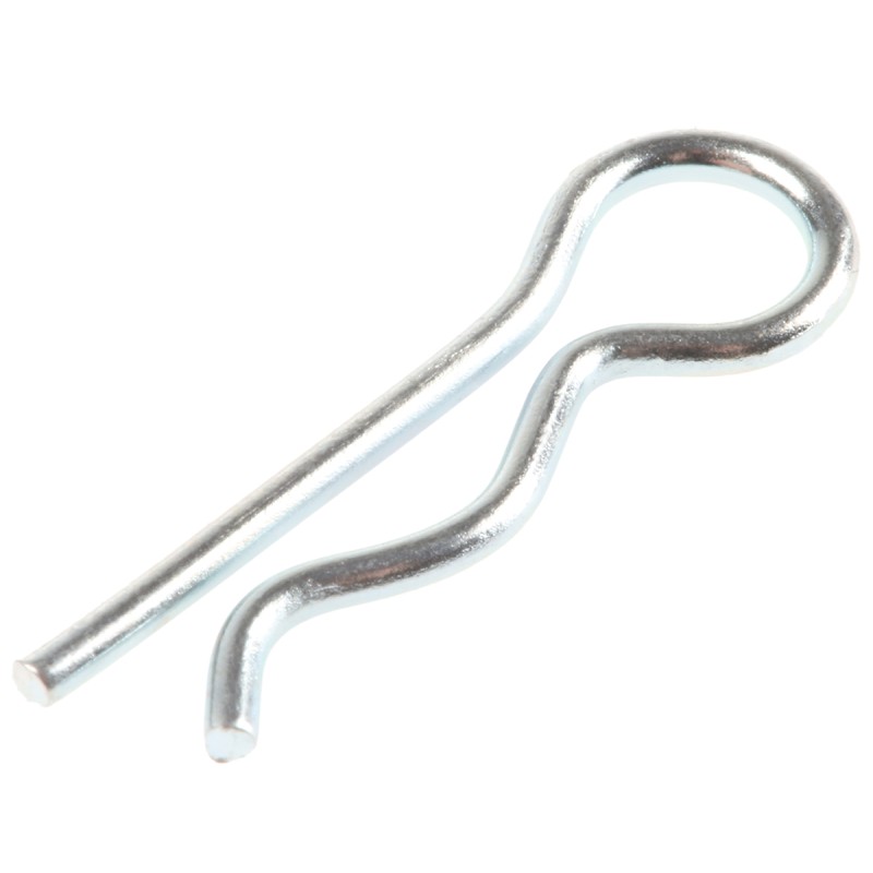 1 Bag of 50 - RS PRO Bright Zinc Plated Steel Retaining Clip, 6.35mm Diameter