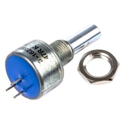 50 pcs - TE Connectivity 47Ω Rotary Potentiometer 1-Gang Panel Mount, 404802696045