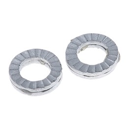 1 Bag of 50 - Delta Protekt Unalloyed Steel Wedge Lock Washers, M4