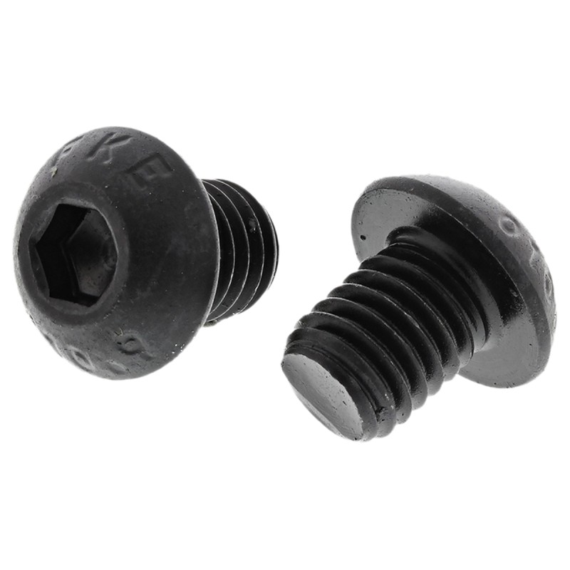 1 Bag of 50 - RS PRO Black, Self-Colour Steel Hex Socket Button Screw, ISO 7380, M8 x 10mm