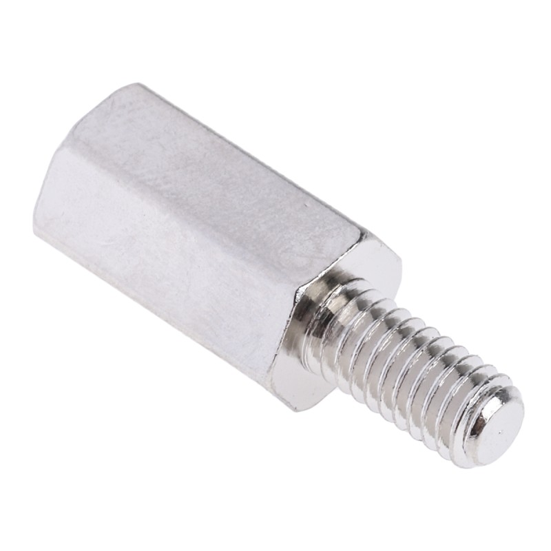 1 Bag of 50 - RS PRO Standoff, M4 x M4 Thread, 12mm Body, Brass, Male/Female, 8mm Stud