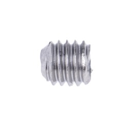 1 Bag of 50 - Plain Stainless Steel Hex M3 x 3mm Grub Screw