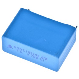 280 pcs - EPCOS B32674 Polypropylene Capacitor PP, 750 V dc, 900 V dc, ±10%, 1μF, Through Hole