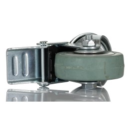 1 pcs - RS PRO Braked Swivel Castor Wheel, 50kg Capacity, 50mm Wheel