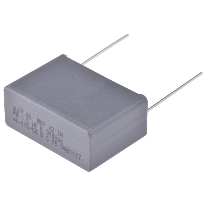 288 pcs - KEMET R46 Metallised Polypropylene Film Capacitor, 310V ac, ±10%, 1.5μF, Through Hole