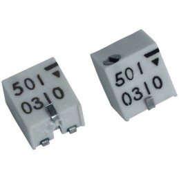 50 pcs - 20kΩ, SMD Trimmer Potentiometer 0.25W Side Adjust Vishay, TSM4