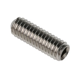 1 Bag of 50 - Plain Stainless Steel Hex Socket Set M4 x 12mm Grub Screw