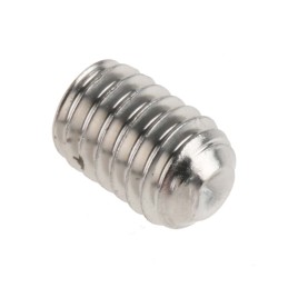 1 Bag of 50 - Plain Stainless Steel Hex Socket Set M4 x 6mm Grub Screw