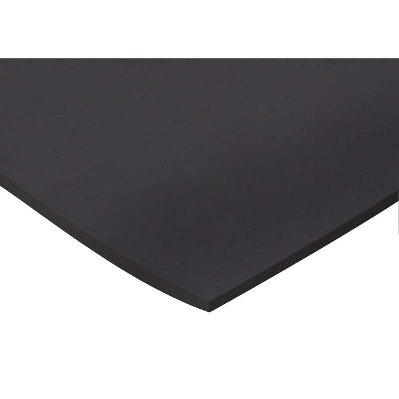 1 pcs - RS PRO Black Rubber Sheet, 600mm x 600mm x 1.5mm