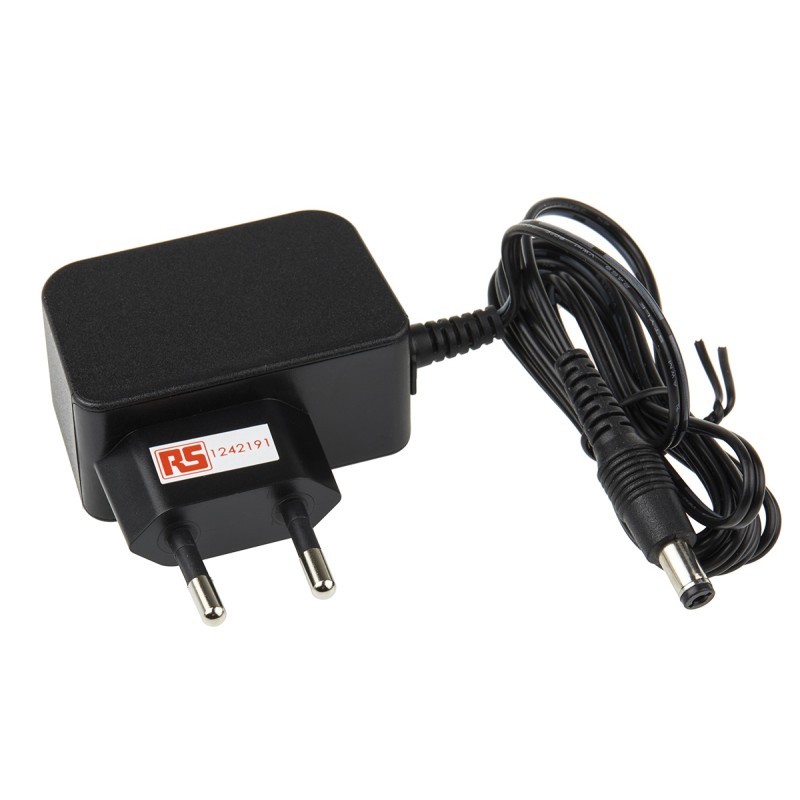 1 pcs - RS PRO 12W Plug-In AC/DC Adapter 24V dc Output, 500mA Output