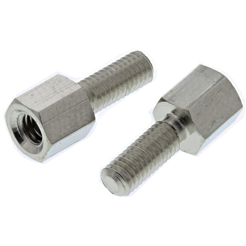 1 Bag of 50 - Essentra Standoff, M3 x M3 Thread, 5mm Body, Brass, Male/Female, 8mm Stud