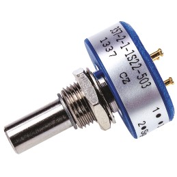 50 pcs - Vishay 50kΩ Rotary Potentiometer 1-Gang Panel Mount, 357B2503MAB251S22