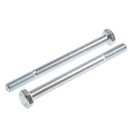 1 Bag of 50 - Bright Zinc Plated Steel, Hex Bolt, M6 x 75mm